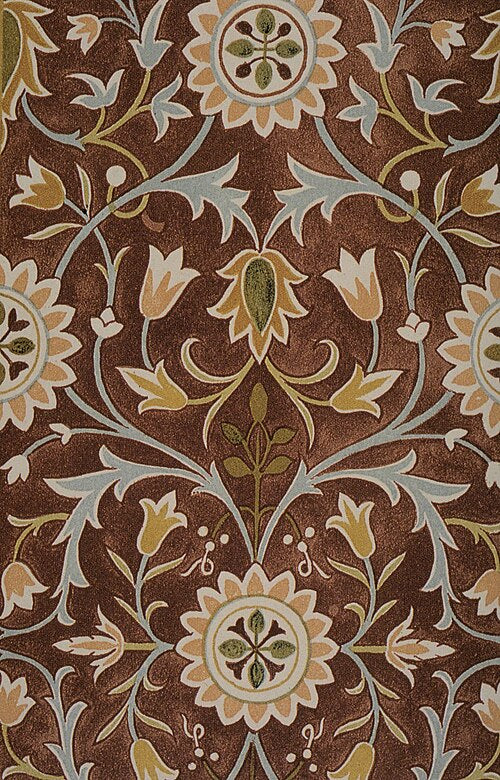 William Morris Little Flower - Detail - Hand Painted Oil Painting