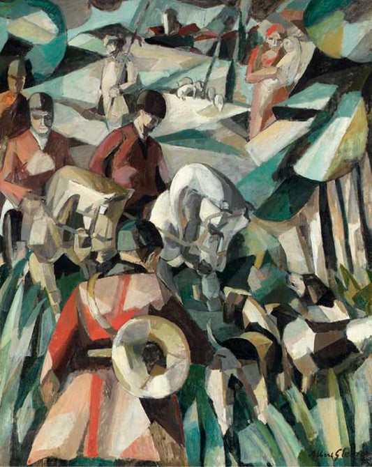 Albert Gleizes The Hunt - Hand Painted Oil Painting
