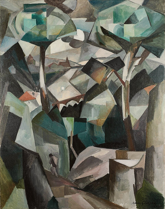 Albert Gleizes Le Chemin - Paysage a Meudon - Hand Painted Oil Painting