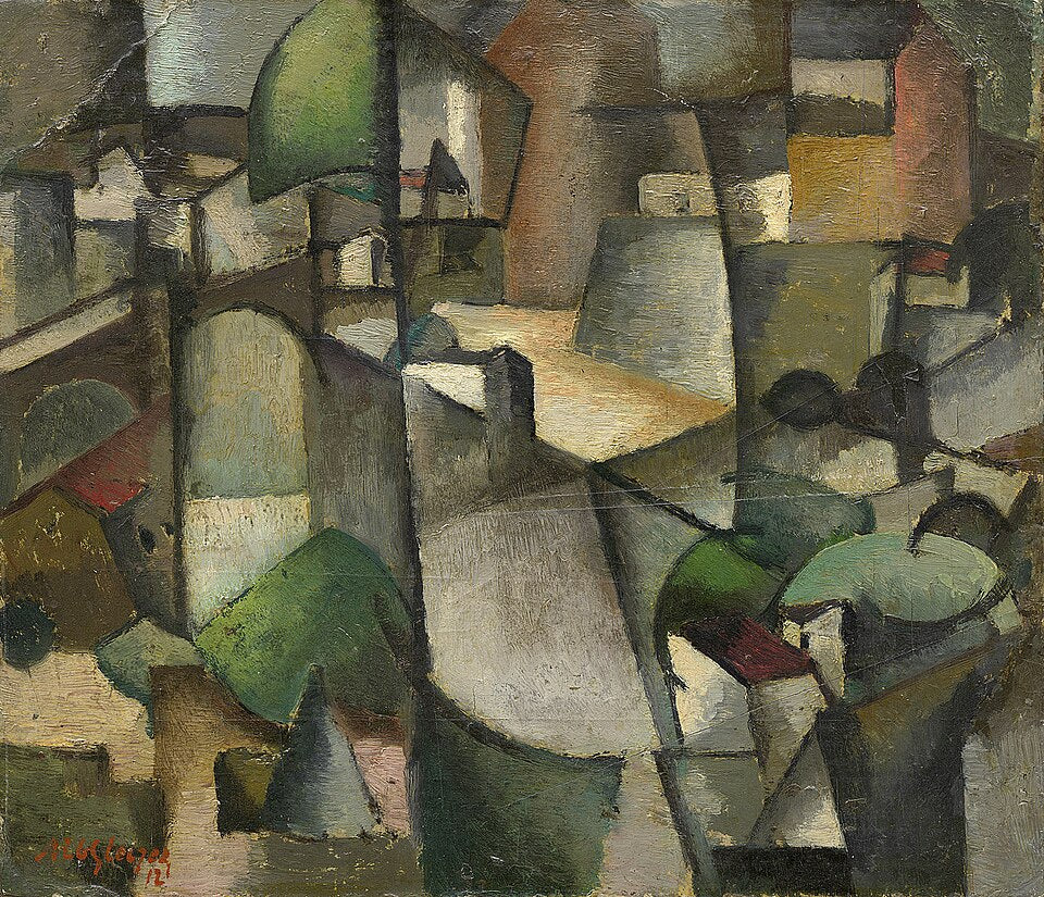 Albert Gleizes Landscape, Paysage - Hand Painted Oil Painting