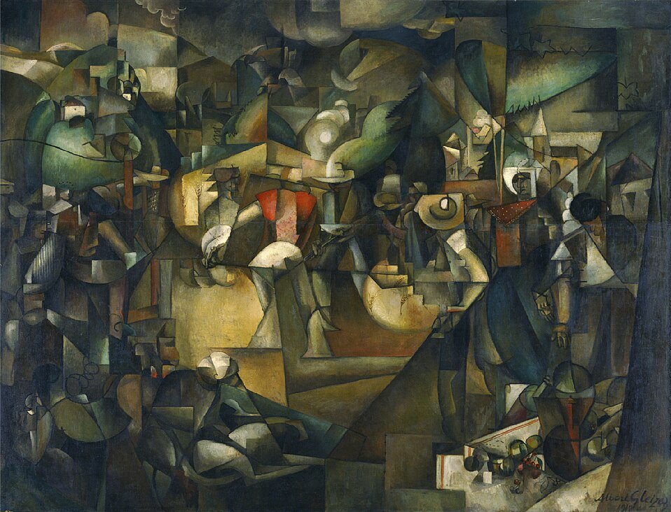 Albert Gleizes Harvest Threshing - Hand Painted Oil Painting