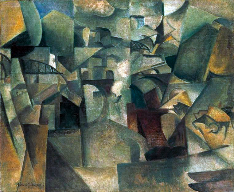 Albert Gleizes The Bridges of Paris, Passy - Hand Painted Oil Painting