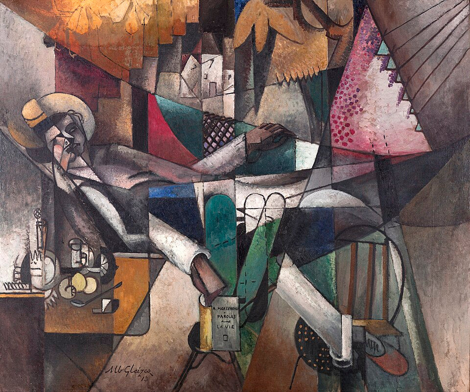 Albert Gleizes Man in a Hammock - Hand Painted Oil Painting