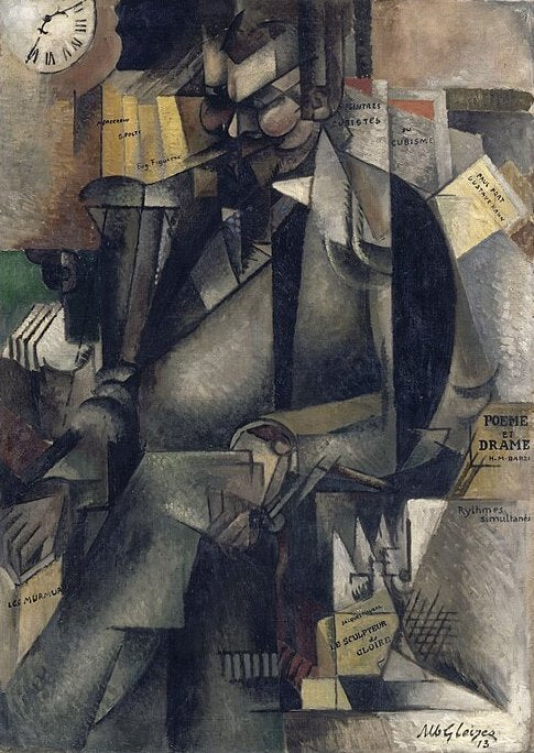 Albert Gleizes The Publisher Eugene Figuiere - Hand Painted Oil Painting