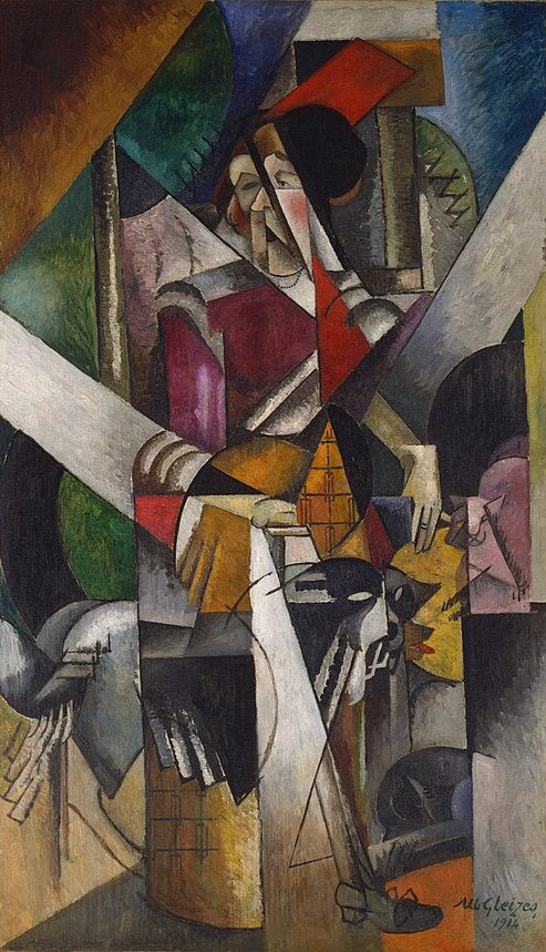 Albert Gleizes Woman with Animals - Hand Painted Oil Painting