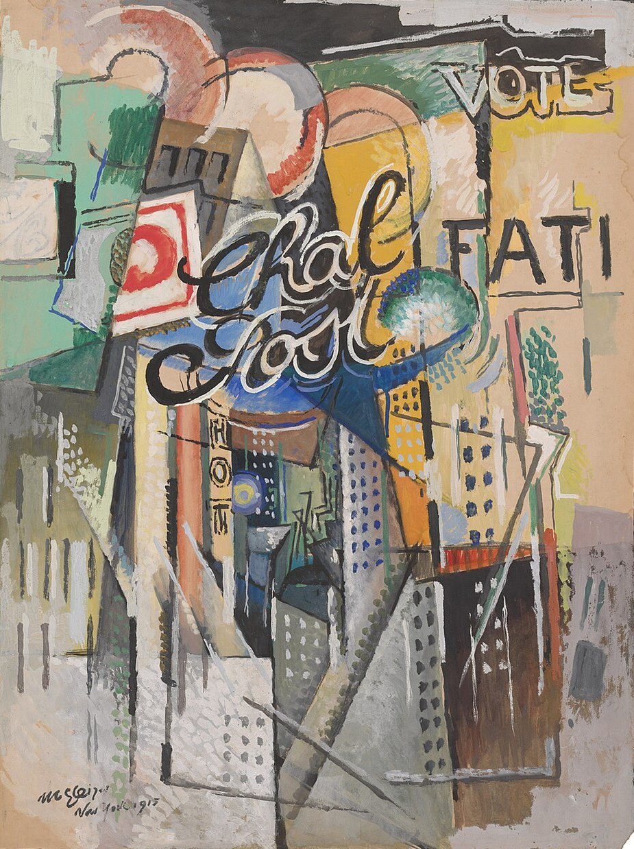 Albert Gleizes Chal Post - Hand Painted Oil Painting