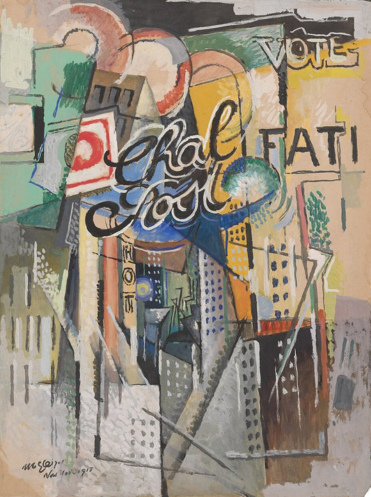 Albert Gleizes Chal Post - Hand Painted Oil Painting