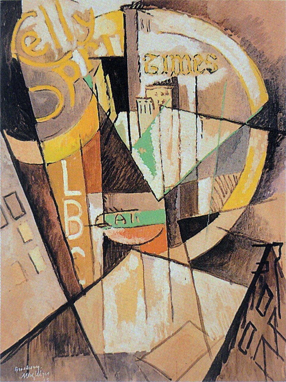 Albert Gleizes Broadway - Hand Painted Oil Painting