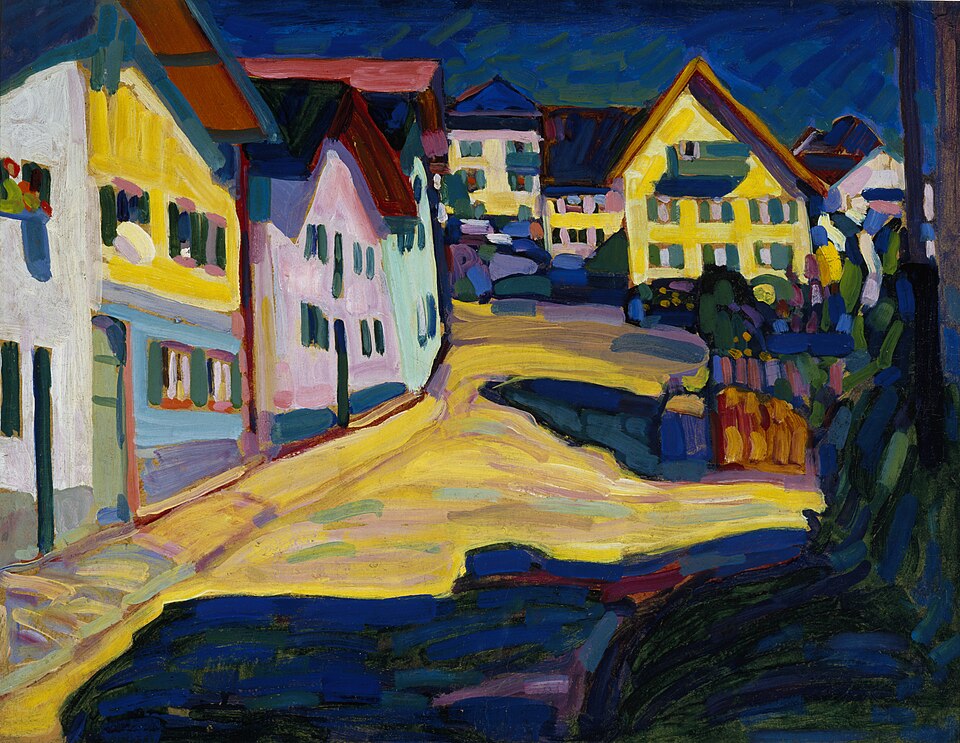 Wassily Kandinsky Murnau, Burggrabenstrasse 1 - Hand Painted Oil Painting