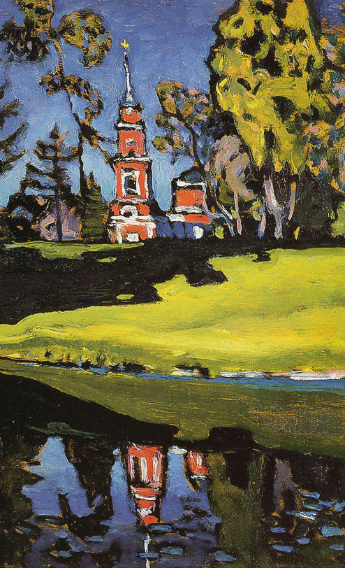 Wassily Kandinsky Red Church - Hand Painted Oil Painting