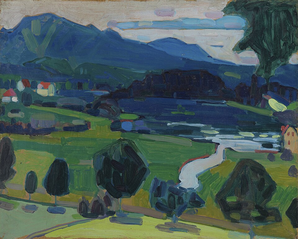 Wassily Kandinsky Murnau – View over the Staffelsee - Hand Painted Oil Painting