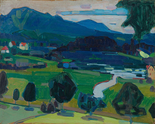 Wassily Kandinsky Murnau – View over the Staffelsee - Hand Painted Oil Painting