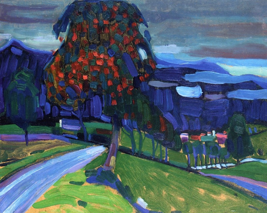 Wassily Kandinsky Autumn in Murnau - Hand Painted Oil Painting