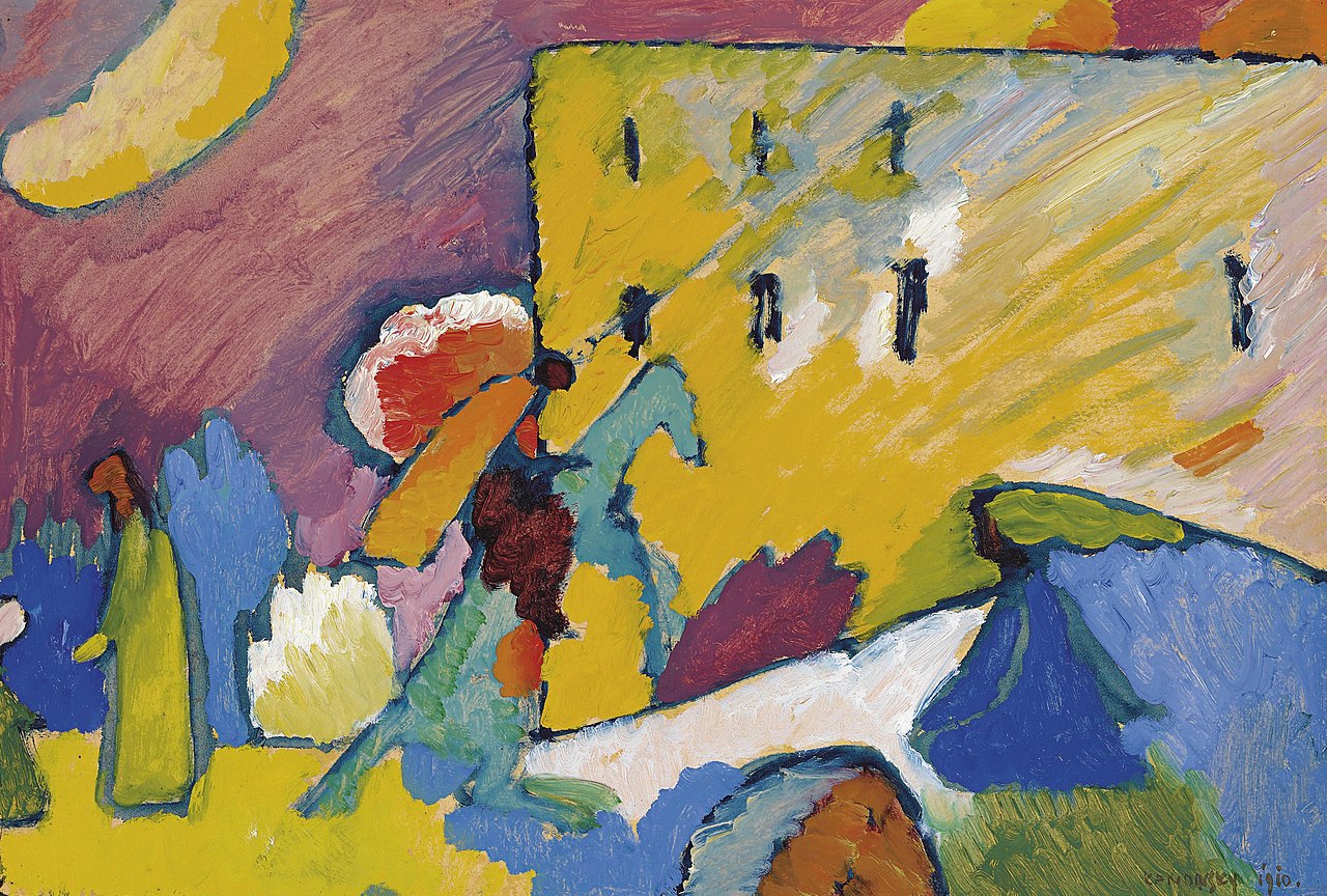 Wassily Kandinsky Study for Improvisation No. 3 - Hand Painted Oil Painting