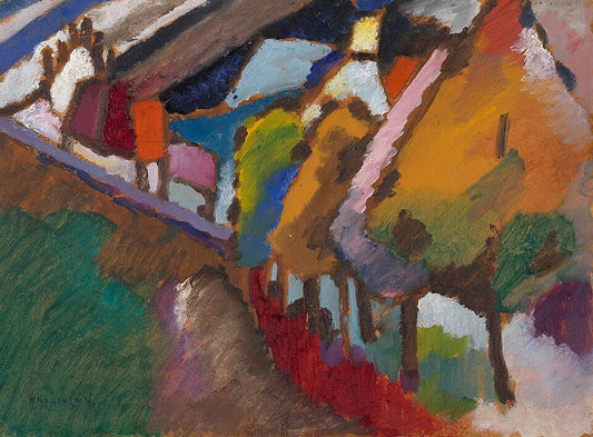 Wassily Kandinsky Murnau – Castle and Church - Hand Painted Oil Painting