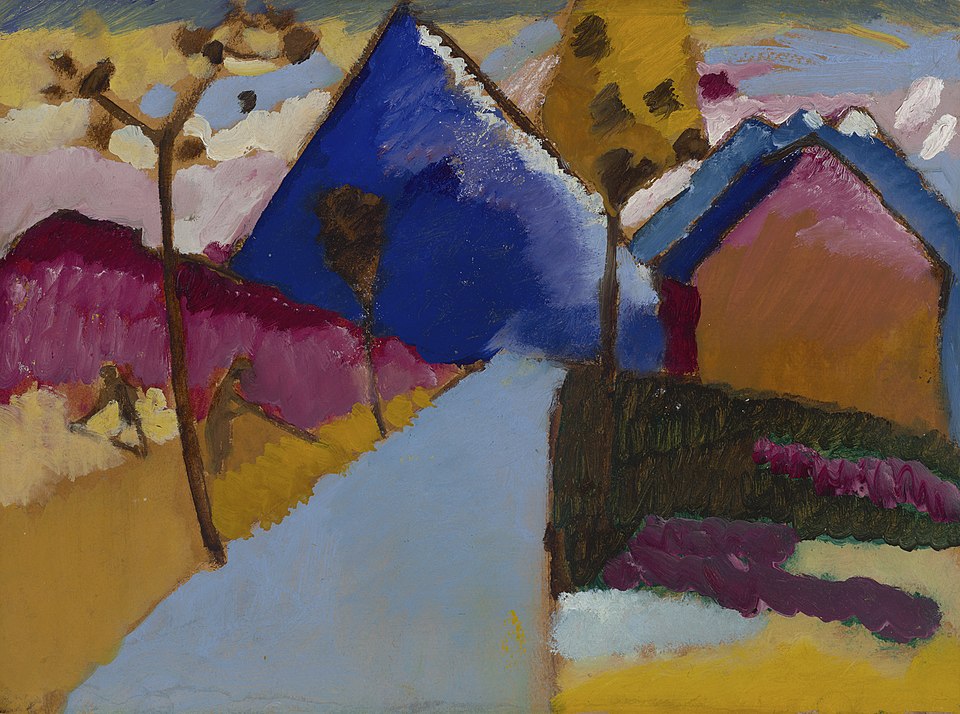 Wassily Kandinsky Kochel – Straight Street - Hand Painted Oil Painting