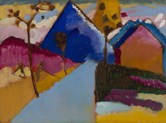 Wassily Kandinsky Kochel – Straight Street - Hand Painted Oil Painting