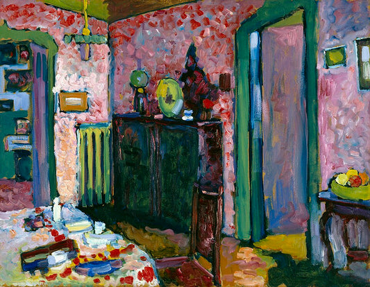 Wassily Kandinsky Interior - My Dining Room - Hand Painted Oil Painting