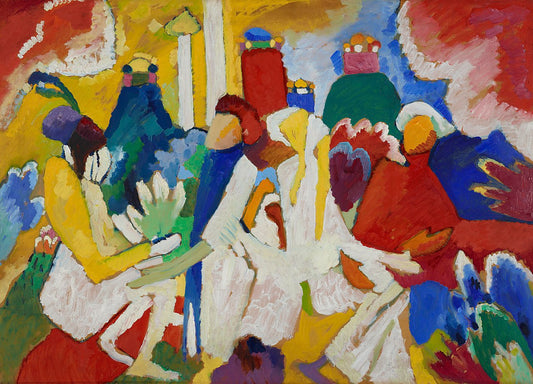 Wassily Kandinsky Oriental - Hand Painted Oil Painting