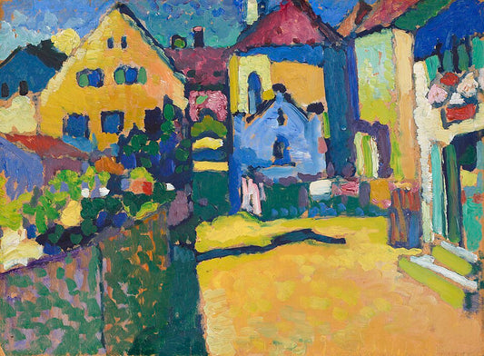 Wassily Kandinsky Green Lane in Murnau - Hand Painted Oil Painting
