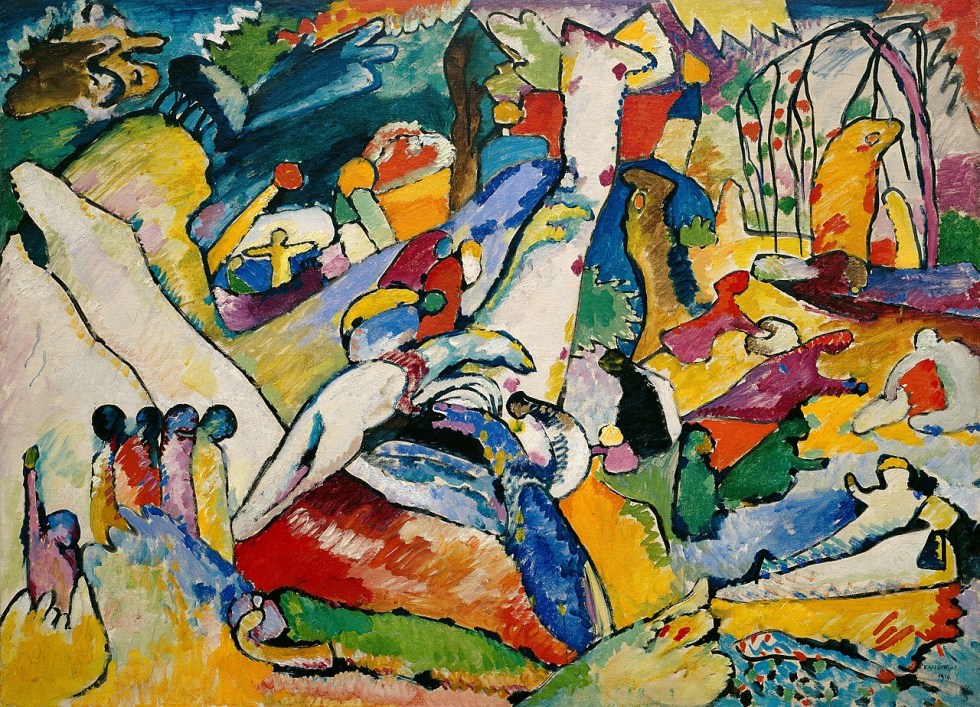 Wassily Kandinsky Sketch for "Composition II" - Hand Painted Oil Painting