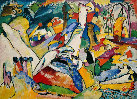 Wassily Kandinsky Sketch for "Composition II" - Hand Painted Oil Painting