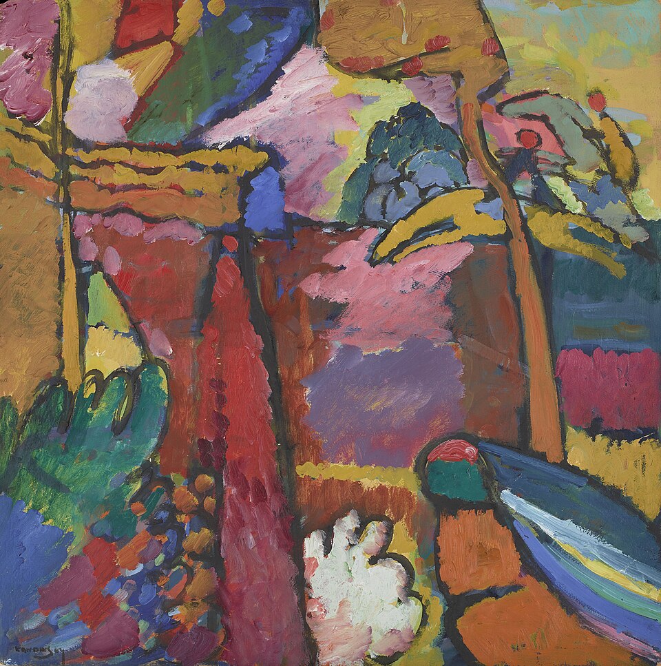 Wassily Kandinsky Study for Improvisation V - Hand Painted Oil Painting