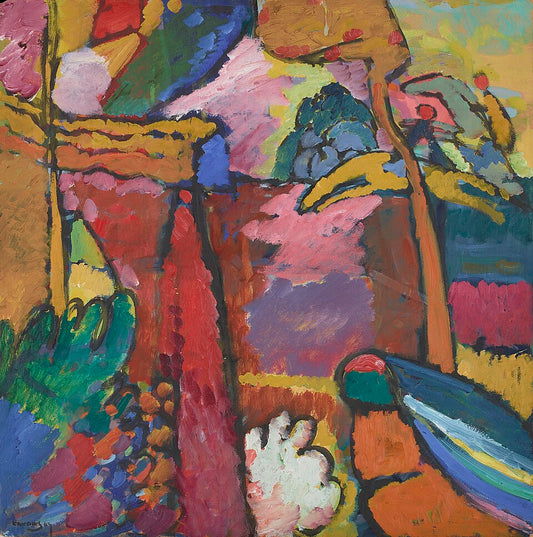 Wassily Kandinsky Study for Improvisation V - Hand Painted Oil Painting