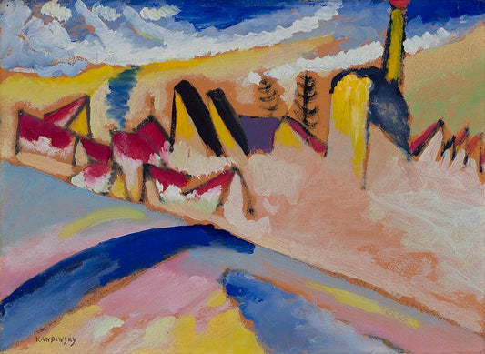 Wassily Kandinsky Study for "Winter No.2" - Hand Painted Oil Painting