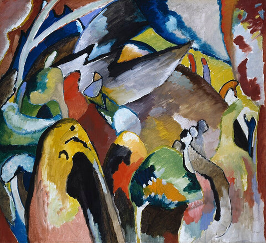 Wassily Kandinsky Improvisation 19a - Hand Painted Oil Painting