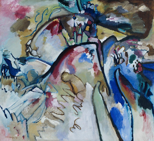 Wassily Kandinsky Improvisation 21a - Hand Painted Oil Painting