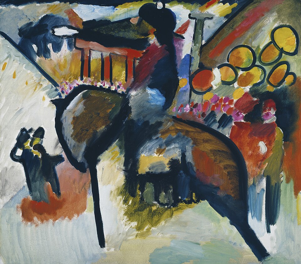 Wassily Kandinsky Impression IV - Gendarme - Hand Painted Oil Painting