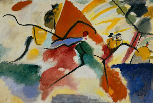 Wassily Kandinsky Impression V - Hand Painted Oil Painting