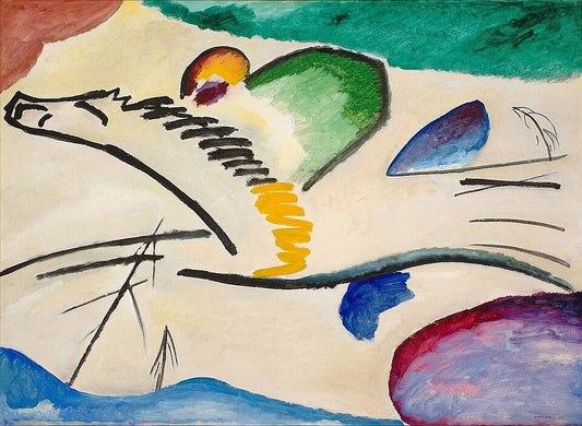 Wassily Kandinsky The Lyrical - Hand Painted Oil Painting