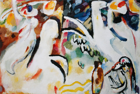Wassily Kandinsky Eastern Suite, Arabs III - Hand Painted Oil Painting
