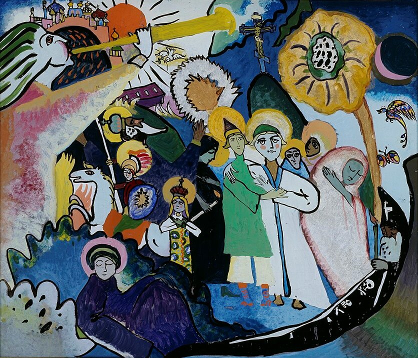 Wassily Kandinsky All Saints Day I - Hand Painted Oil Painting