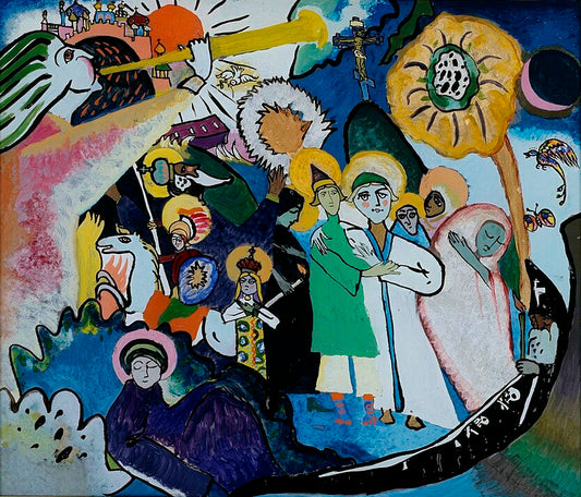 Wassily Kandinsky All Saints Day I - Hand Painted Oil Painting
