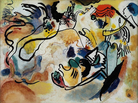 Wassily Kandinsky Judgement Day - Hand Painted Oil Painting