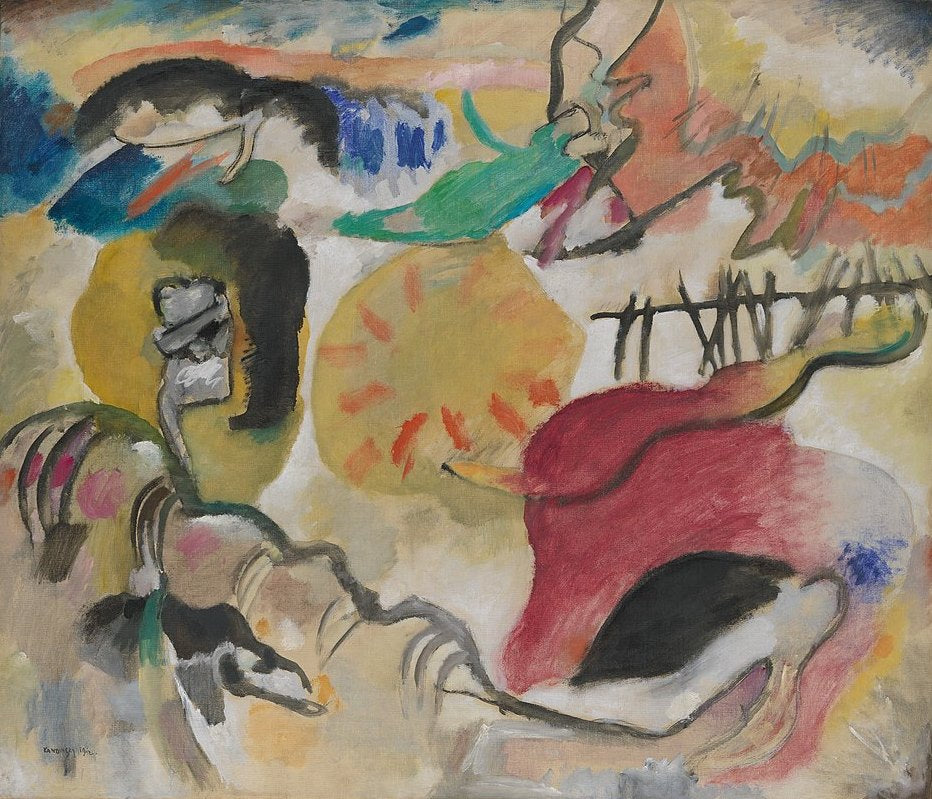 Wassily Kandinsky Improvisation 27 - Garden of Love II - Hand Painted Oil Painting