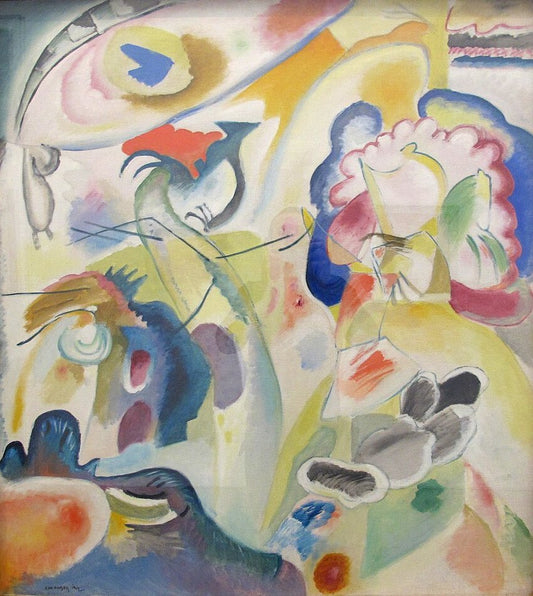 Wassily Kandinsky Improvisation 29 - The Swan - Hand Painted Oil Painting