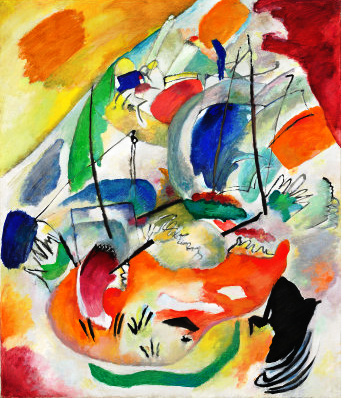 Wassily Kandinsky Improvisation 31 - Sea Battle - Hand Painted Oil Painting