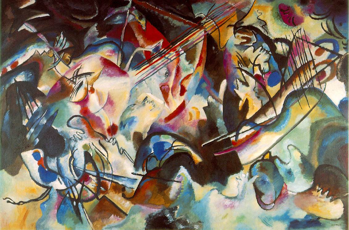 Wassily Kandinsky Composition VI - Hand Painted Oil Painting