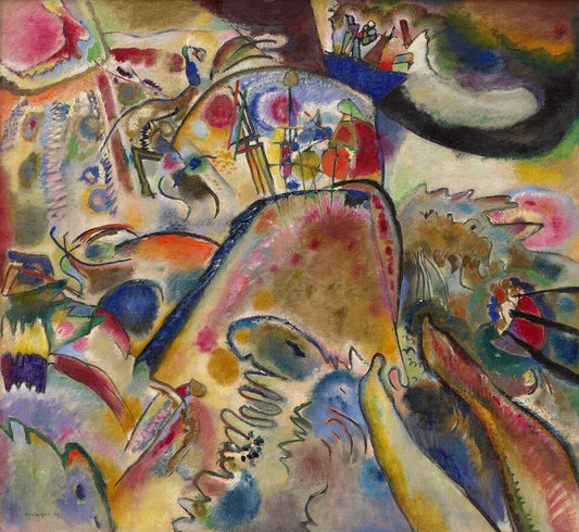 Wassily Kandinsky Small Pleasures - Hand Painted Oil Painting