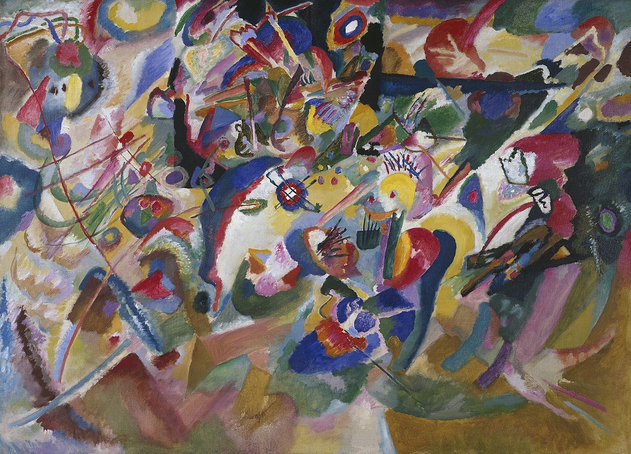 Wassily Kandinsky Draft 3 for Composition VII - Hand Painted Oil Painting