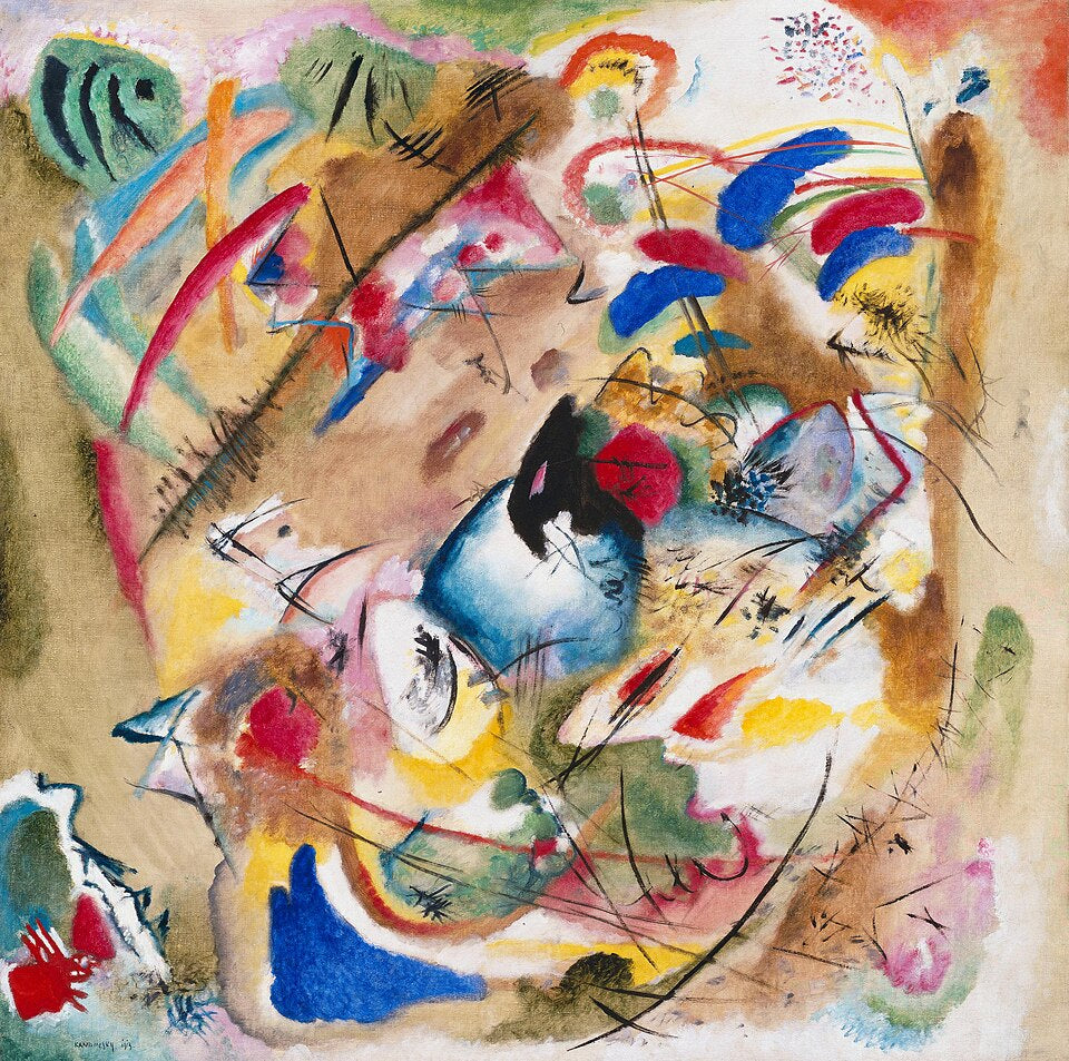 Wassily Kandinsky Dreamy Improvisation - Hand Painted Oil Painting