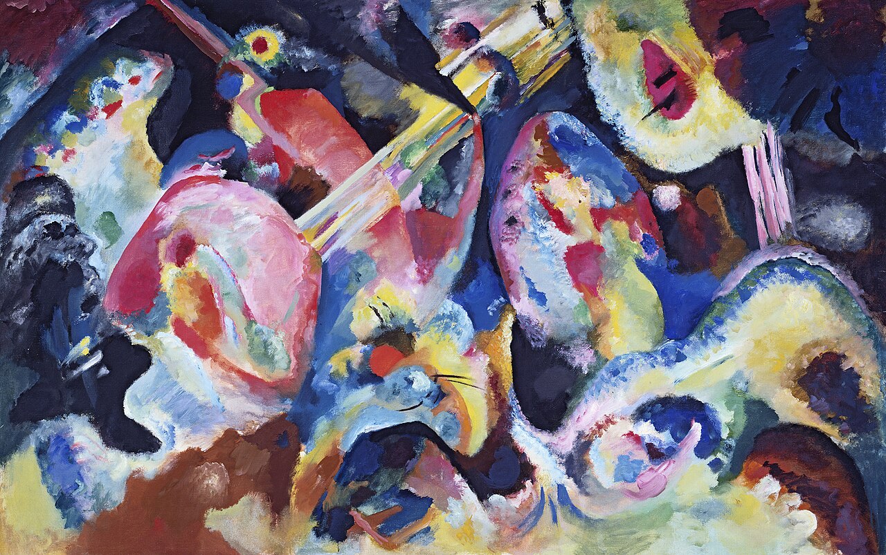Wassily Kandinsky Improvisation Deluge - Hand Painted Oil Painting