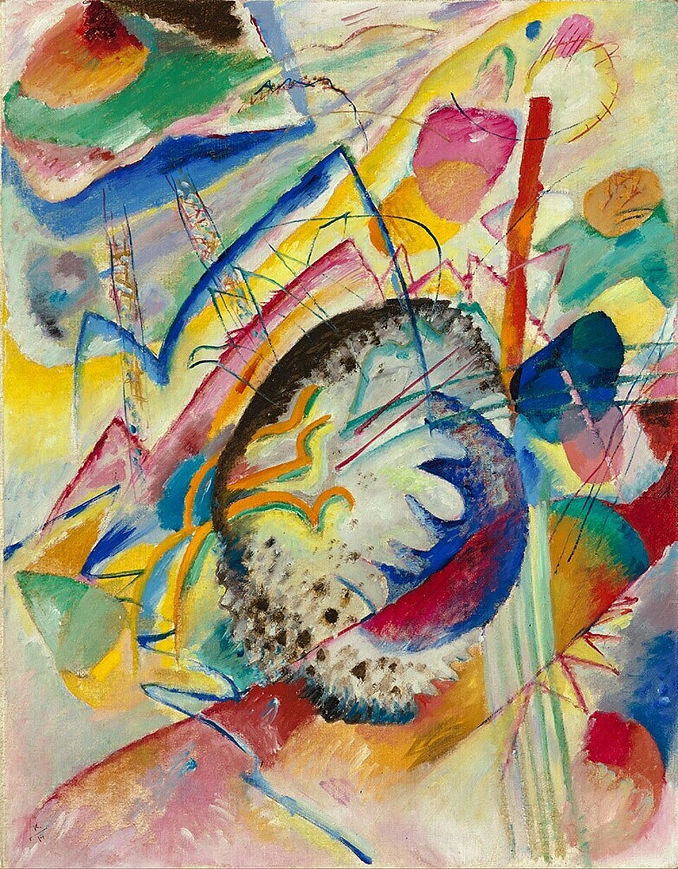 Wassily Kandinsky Large Study - Hand Painted Oil Painting