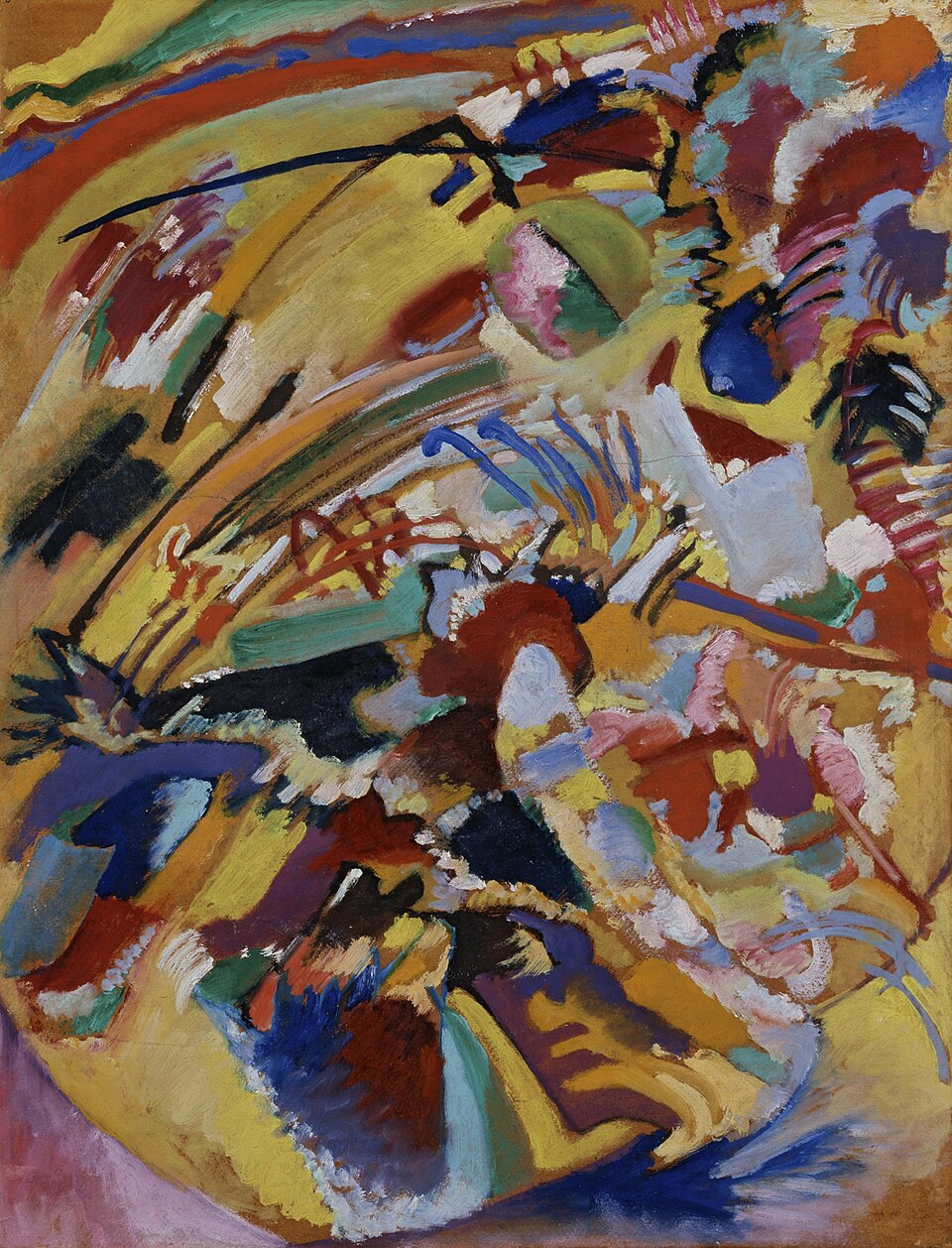 Wassily Kandinsky Untitled Improvisation I - Hand Painted Oil Painting
