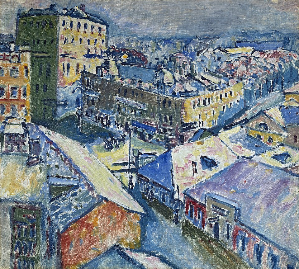 Wassily Kandinsky Zubovsky Square - Hand Painted Oil Painting