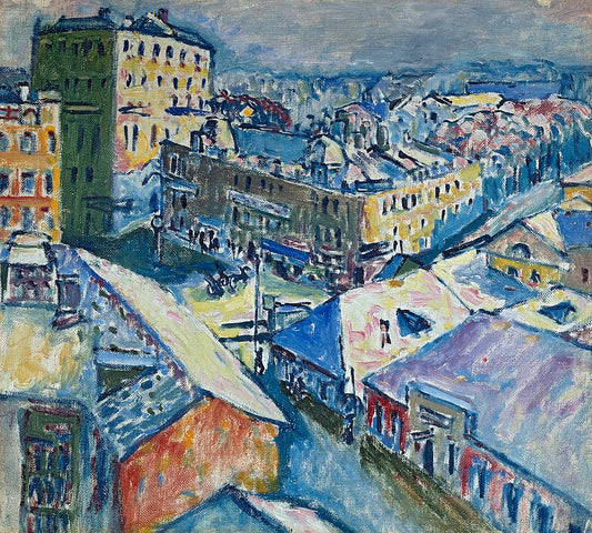 Wassily Kandinsky Zubovsky Square - Hand Painted Oil Painting